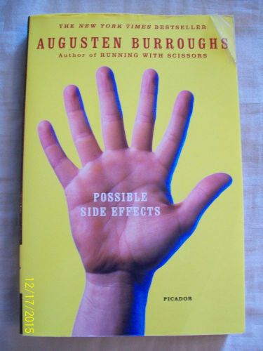 POSSIBLE SIDE EFFECTS by Augusten Burroughs book 2006,paperback