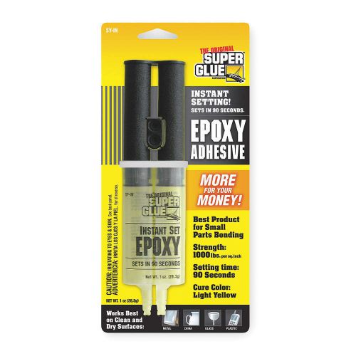 Super glue instant setting epoxy bond adhesive (1 oz/28.3g) injector for sale