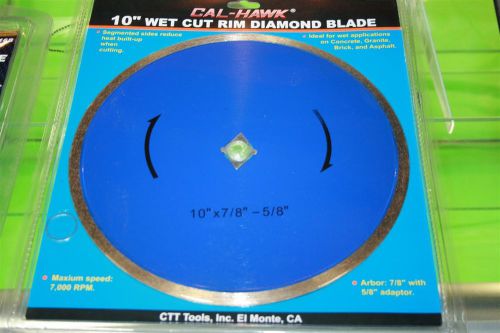 10 blade case -10&#034; wet cut diamond blade concrete brick asphalt cutting 7000 rpm for sale