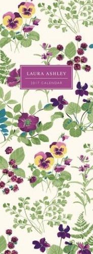 2017 SLIM WALL CALENDAR - LAURA ASHLEY 41 by 14.5 cms