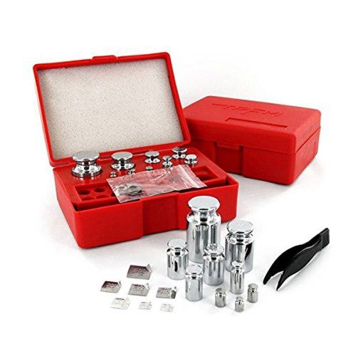 Smart Weigh Calibration Weight Kit Includes 50g 2x20g 10g 5g 2x2g 1g and 8 Di...