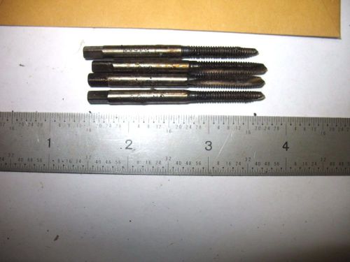 4 - vintage new usa made greenfield 8-32 2 flute treated hss gun  taps for sale