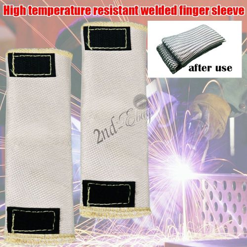 2 PCS Original Tig Finger XL Weld Monger Guard Heat Shield Safety Welding Gloves