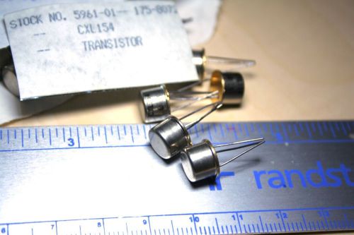 Telefunken/Valvo CXL154  NEW Si NPN transistors  Military surplus