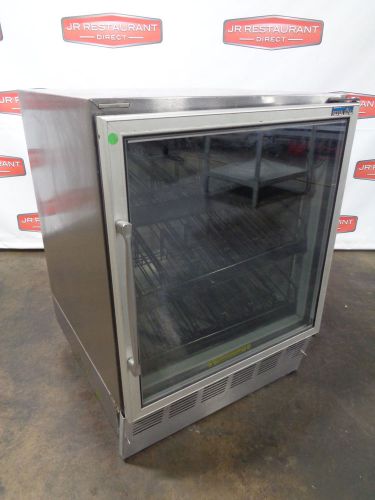 SILVER KING 27&#034; UNDERCOUNTER MERCHANDISING FREEZER ON CASTERS.