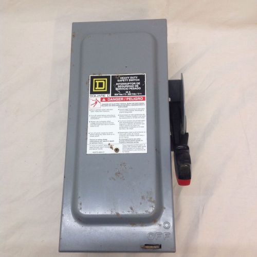 30 amp 600vac single throw safety switch 3p square d for sale