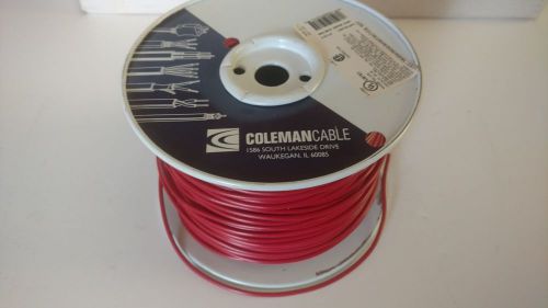 SPOOL OF COLEMAN CABLE  41102  DESC. 16(26-30) 2/64 MTW/TEW  RED    NEW