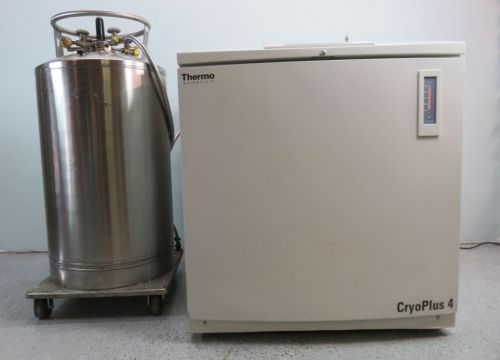 Thermo Scientifc CryoPlus 4 Cryogenic Storage with Warranty Video in Description