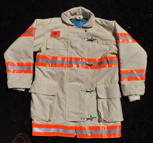 New old stock fire sale ! morning pride firefighter jacket turnout coat medium for sale