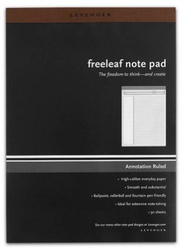 Levenger freeleaf annotation ruled pads, letter, pack of 5 (ads5580 ltr) for sale