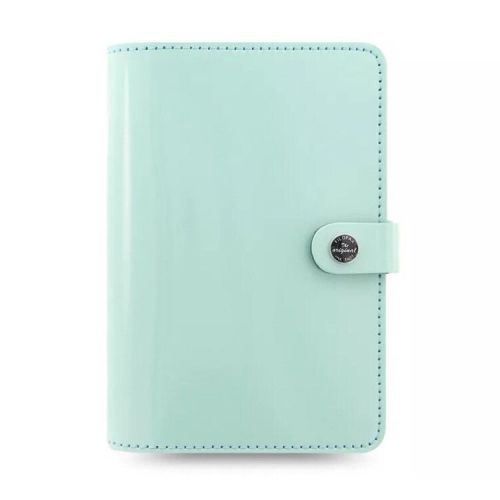 Filofax Original Organizer/Planner Personal Duck Egg Blue Patent Leather 026038