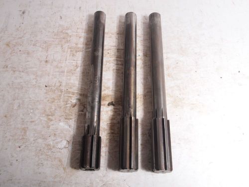 Lot of 3 reamers 1 1/8&#034; carbide tip expansion straight flute lathe boring used for sale