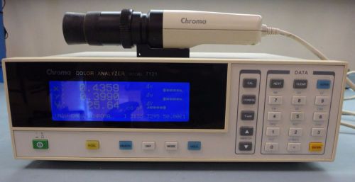 Chroma  Color Analyzer Model 7121 with Measuring Probe
