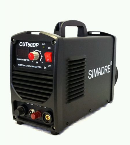 Simadre Plasma Cutter Pilot Arc 50 Amp Dual Voltage 110/220V 1/2&#034; Clean Cut Easy