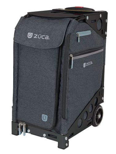 Zuca Professional Wheelie Case for Stenograph in Slate with Black Frame