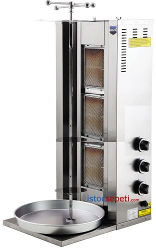 XL TURKISH DONER MACHINE WITH 3 BURNERS PROFESSIONAL CATERING TYPE SHAWARMA MACH