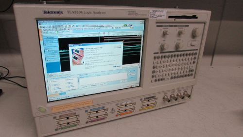 Tektronix tla5204 logic analyzer, 136 channel 235 mhz state, opt 8s for sale