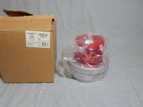 Nos edwards adaptabeacon double flash strobe light red 93dfr-n5 for sale