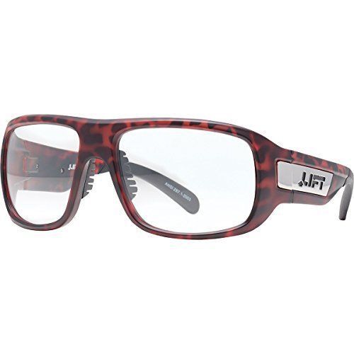 Lift safety bold safety glasses tortoise frame/clear lens for sale