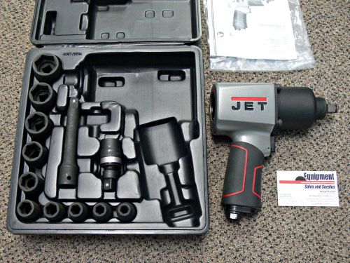 JET Air 1/2&#034; Impact Wrench Kit ~ Model: JAT-104K ~ With Case!