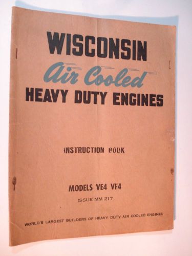 Wisconsin  Air  Cooled  H D Engines manual