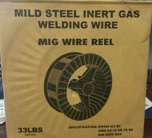 33 Lb Roll 035&#034; Mild Steel MIG Welding Wire FREE/Fast Shipping unbranded/generic