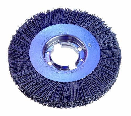 Osborn 22312 Wide Face Abrasive Nylon Wheel Brush, Silicon Carbide Bristle, 3600