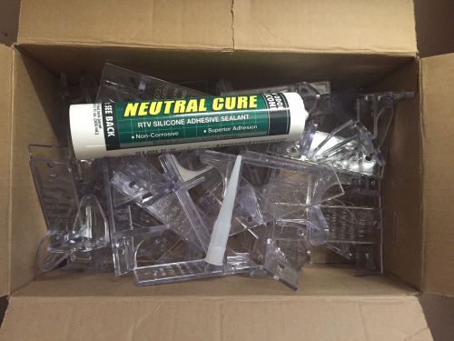 Lot of 50- Zaleski Snow Guards/ Snow Jacks Polycarbonate + Bonus Tube Silicone