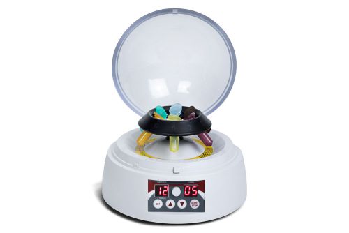 Microcentrifuge mini-7k mini centrifuge 7000rpm timer digital display + 2 rotors for sale