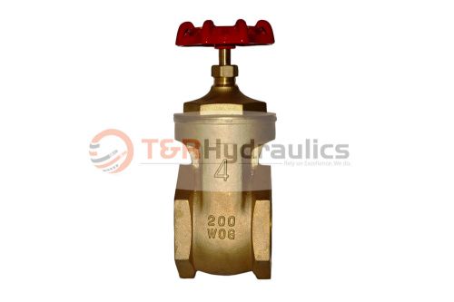 4&#034; full port brass gate valve for sale