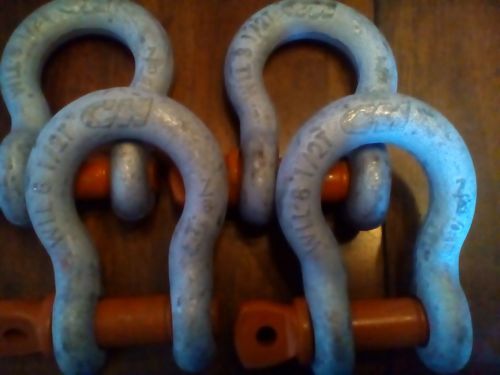 4 each 8-1/2 ton 7/8&#034; cm shackle/clevis made in the usa for sale