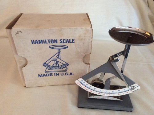 VINTAGE HAMILTON BALANCE SCALE 100 GRAM/3.5 OUNCE WEIGHT MEASUREMENT