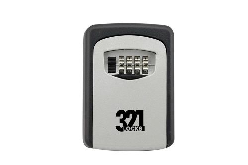 REALTOR KEY LOCK BOX Safe Vault - Combination 4 Pin Lock - Wall Mounted for M...