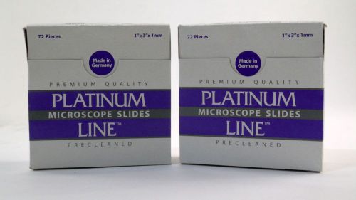 Platinum Line Microscope Slides 7255 45corners Frosted White End Ground 144pcs