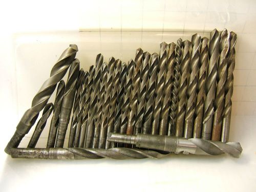 Machinists drill bits, 26 in lot, graduated sizes for sale