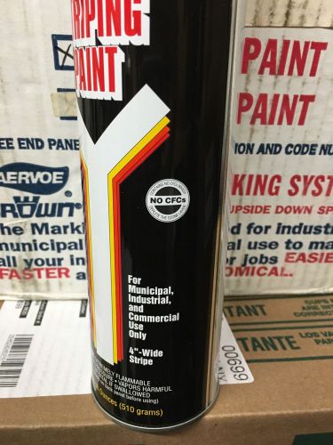 Case of 12  aervoe 710 white line striper spray paint for sale