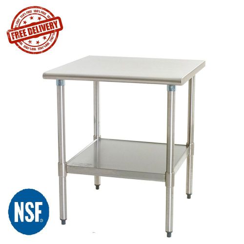 24&#034; x 24&#034; stainless steel food prep work table commercial kitchen for sale