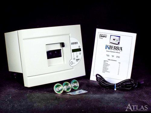 Dentsply Interra VLC Dental Light-Cure Material Curing Oven w/ 3 Extra Bulbs