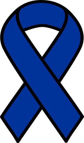 30 Custom Simple Blue Ribbon Personalized Address Labels
