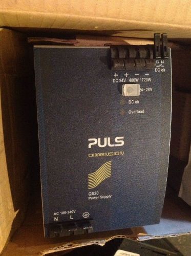 Puls Dimension QS20.361 Power Supply 36V 13A 480/720W 100/240AC In - QS20 IN BOX