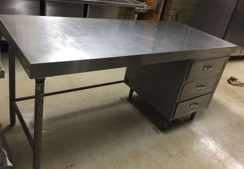 Commercial Prep Stainless Steel Prep Work Table w/ Drawers