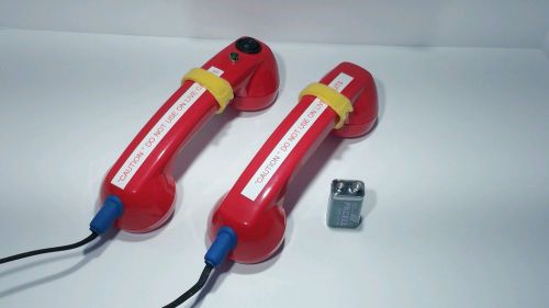 Electrician phones, continuity test  phones, loop check, red for sale