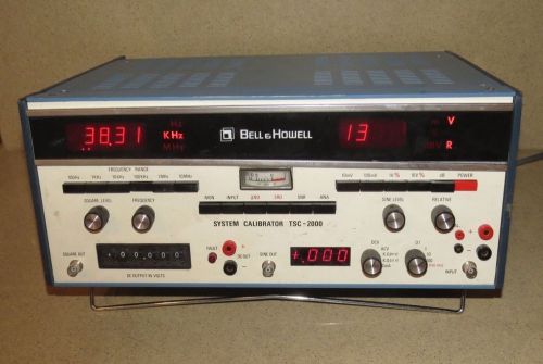 Bell &amp; Howell TSC-2000  TSC2000 System Calibrator -a