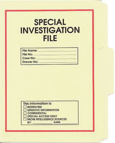 Special Investigation File Folder 5-Pack