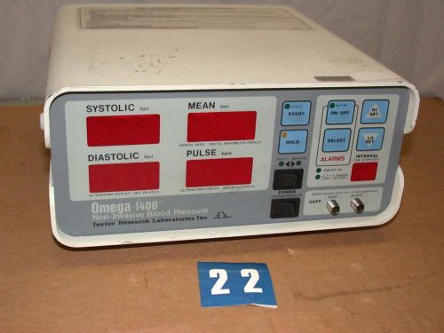 Invivo Omega 1400 Non Invasive Blood Pressure Unit free ship