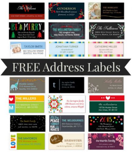 Shutterfly 24 Address Label exp.01-31-17