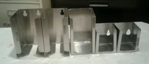 Lot Of 5 Stainless Steel  Commercial Grade Lid Holders