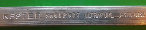 Kester 04-6337-0050 ultrapure solder bar sn 63 pb 37 tin lead j-std-006c 1lb10oz for sale