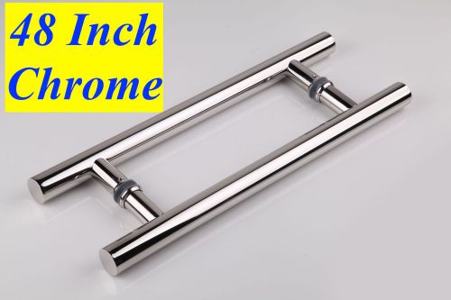Pull Handle Entry Front Door 48&#034; Long Commercial Door Stainless Steel Entry
