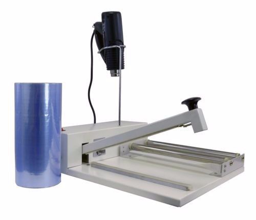 12  Shrink Wrap Machine Heat Sealer System - Heat Gun and 500 ft. Film Included!